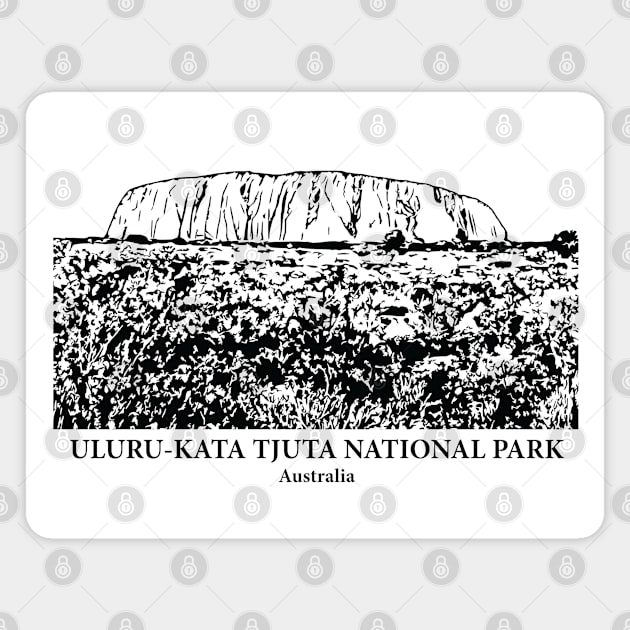 Uluṟu-Kata Tjuṯa National Park - Australia Magnet by Lakeric